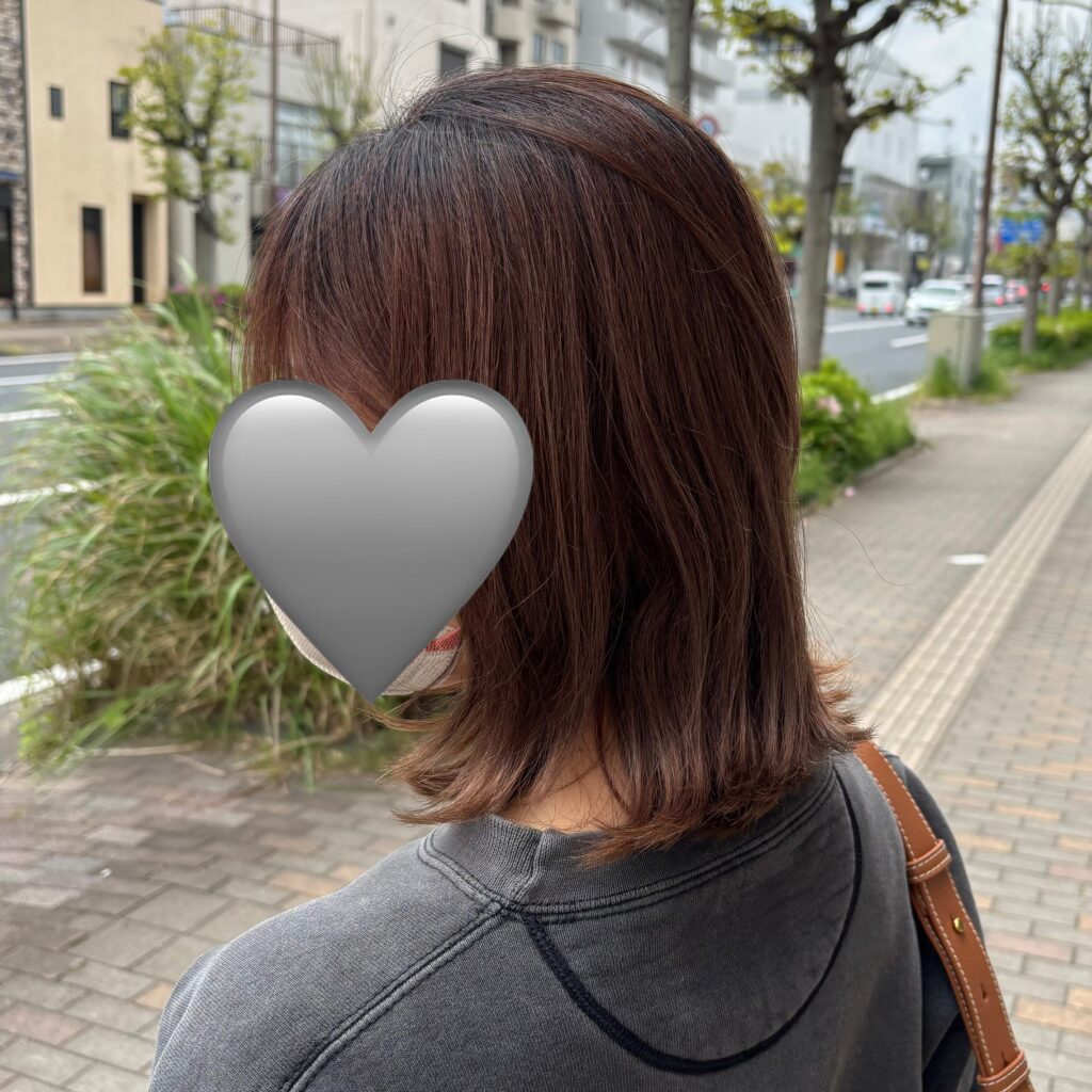 白髪染めをやめて3ヶ月後の様子