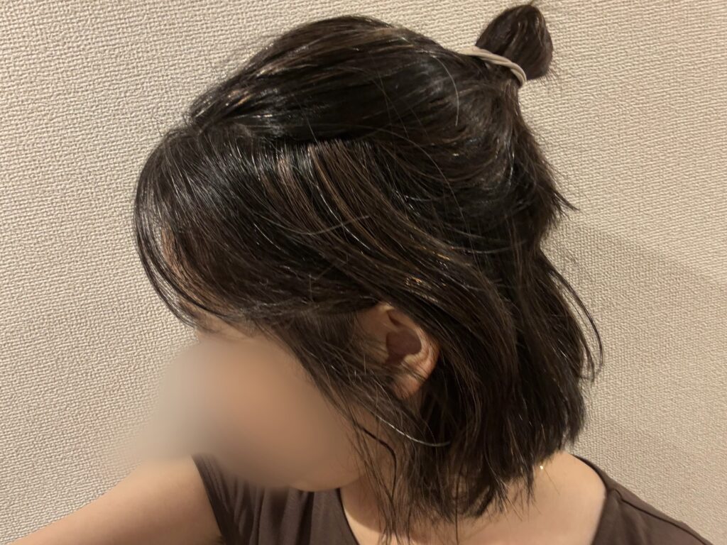 ハイライトの色ムラがベージュシャンプーで落ち着いてきた
